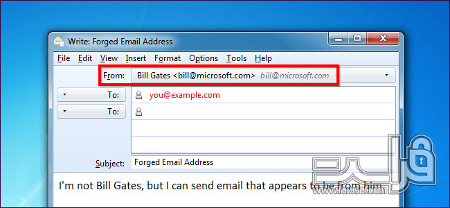 حمله جعل ایمیل