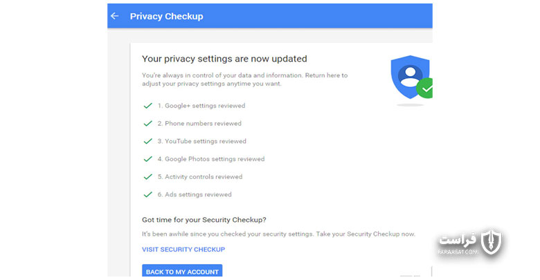 Privacy Checkup